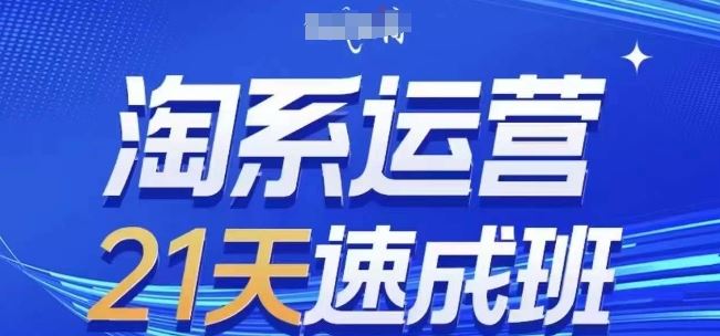 淘系运营21天速成班(更新24年7月)，0基础轻松搞定淘系运营，不做假把式-随风网创