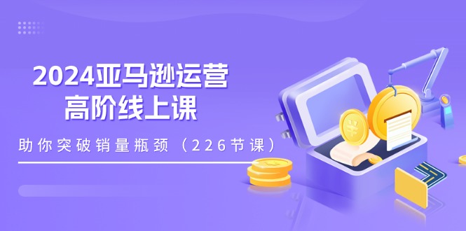 （11389期）2024亚马逊运营-高阶线上课，助你突破销量瓶颈（228节课）-随风网创